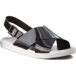 Sandały ZAXY - Match Sand Ad 17360 Black 90614 AA285044 02064. Czarne klapki damskie Zaxy, bez wzorów, z tworzywa sztucznego, bez obcasa. W wyprzedaży za 129,00 zł.