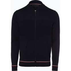 Tommy Hilfiger - Kardigan męski, niebieski. Niebieskie kardigany męskie marki TOMMY HILFIGER, xxl, w paski, z bawełny. Za 599,95 zł.