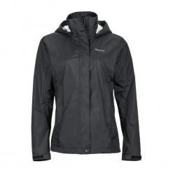Marmot Wm's Precip Jacket Black S. Czarne kamizelki damskie marki Marmot, s, bez wzorów, sportowe, bez kaptura. W wyprzedaży za 379,00 zł.