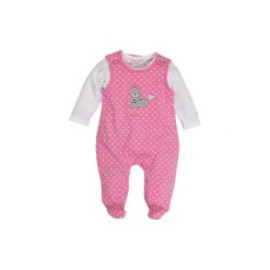 Śpiochy niemowlęce: SALT AND PEPPER Baby Glück Girls Śpioszki Foka candy pink