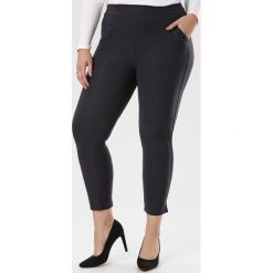 Granatowe Spodnie Arririen. Niebieskie jeansy damskie Born2be, xl. Za 49,99 zł.