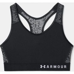 Biustonosze sportowe: Under Armour Biustonosz Armour Mid Kehole Mesh czarny r. XS (1307198-001)