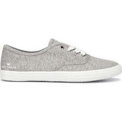 Tom Tailor Tenisówki Szary. Szare trampki i tenisówki damskie Tom Tailor, bez wzorów, z materiału, bez zapięcia. Za 130,95 zł.
