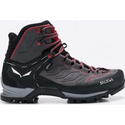 Salewa - Buty Ms Mtn Trainer Mid Gtx. Szare buty trekkingowe męskie Salewa, ze skóry, na sznurówki, outdoorowe, gore-tex. W wyprzedaży za 799,90 zł.