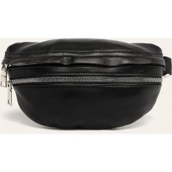 Answear - Nerka. Czarne nerki damskie ANSWEAR, w paski, z materiału, małe. Za 99,90 zł.