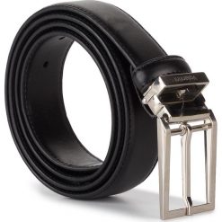 Pasek Męski VALENTINI - 001-02560-0312-01 Black. Czarne paski męskie Valentini, w paski, ze skóry. W wyprzedaży za 69,00 zł.