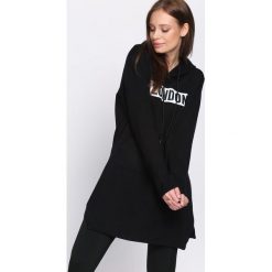 Bluzy damskie: Czarna Bluza Communicative