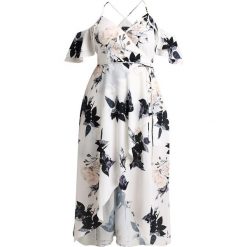 Sukienki: City Chic DELICATE RUFFLE Sukienka koktajlowa cream