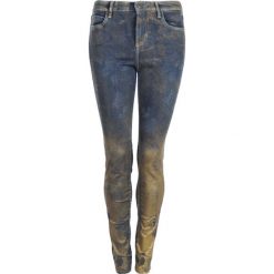 Guess Jeansy "Skinny High". Żółte jeansy damskie Guess. Za 249,00 zł.