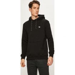 Lee - Bluza. Czarne bluzy męskie Lee, s, bez wzorów, z bawełny, z kapturem, bez rękawów, z kapturem. W wyprzedaży za 129,90 zł.