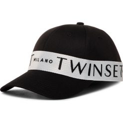 Czapka z daszkiem TWINSET - Capello 201TO5403 Bic.Nero/Anti 05057. Czarne czapki damskie Twinset, bez wzorów, z bawełny. Za 279,00 zł.