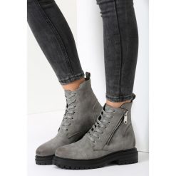 Szare Traperki Moondance. Szare buty zimowe damskie vices. Za 89,99 zł.