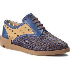 Oxfordy BALDININI - 655001P13ZMOROBLSN Blu/Sienna. Niebieskie półbuty damskie marki Baldinini, na obcasie. W wyprzedaży za 1049,00 zł.
