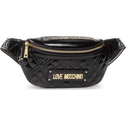 Saszetka nerka LOVE MOSCHINO - JC4206PP0AKA0000 Nero. Czarne nerki damskie Love Moschino, bez wzorów, ze skóry ekologicznej, młodzieżowe, bez dodatków. Za 599,00 zł.
