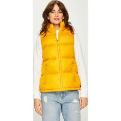 Tommy Jeans - Bezrękawnik. Niebieskie kurtki damskie Tommy Jeans, s, bez wzorów, z poliesteru. W wyprzedaży za 539,90 zł.