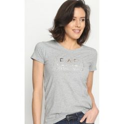 Bluzki damskie: Szary T-shirt Ready To Go