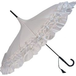 Parasole: Parasol „Frilled Pagoda” w kolorze białym