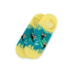 ACCCESSORIES SKARPETY MĘSKIE 098 UL013. Żółte skarpetki męskie ACCCESSORIES, bez wzorów, z bawełny. Za 9,99 zł.