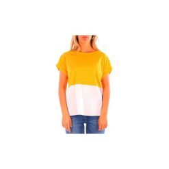 T-shirty z krótkim rękawem Gran Sasso 60225. Żółte t-shirty damskie Gran Sasso, bez wzorów, bez kołnierzyka. Za 626,52 zł.