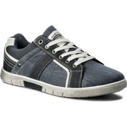 Sneakersy LANETTI - MP40-6901J Granatowy. Niebieskie sneakersy męskie marki Lanetti, bez zapięcia. Za 119,99 zł.