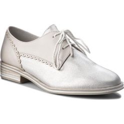 Oxfordy MARCO TOZZI - 2-23301-20 Silver Comb 948. Szare jazzówki damskie marki Marco Tozzi, na obcasie. W wyprzedaży za 189,00 zł.