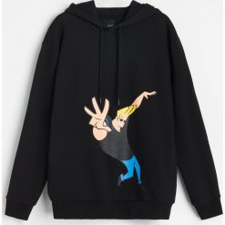Bluza z kapturem Johnny Bravo -. Bluzy męskie Reserved, s, bez wzorów, z kapturem, bez rękawów, z kapturem. Za 109,99 zł.