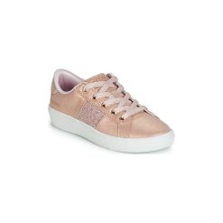 Buty Dziecko Skechers GOLDIE. Różowe trampki dziewczęce Skechers, bez wzorów, bez zapięcia. Za 167,30 zł.