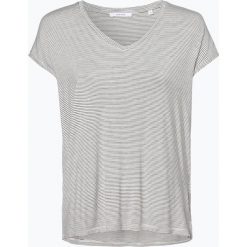 Opus - T-shirt damski – Sascha, beżowy. Brązowe t-shirty damskie Opus, w paski, bez kołnierzyka. Za 119,95 zł.