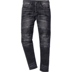 Jeansy męskie: Dżinsy ze stretchem Slim Fit Straight bonprix czarny „stone”
