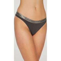 Calvin Klein Underwear - Stringi (3-Pack). Brązowe stringi Calvin Klein Underwear, l, z bawełny. Za 169,90 zł.