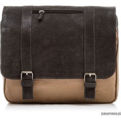 TORBA MĘSKA NA RAMIĘ SKÓRA PAOLO PERUZZI 301-PP. Szare torby męskie na ramię marki Pakamera, ze skóry, na ramię. Za 219,00 zł.