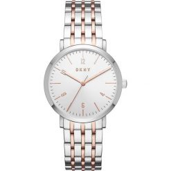 DKNY Minetta Zegarek Srebrny Beżowy. Szare zegarki damskie DKNY, srebrne. Za 955,95 zł.