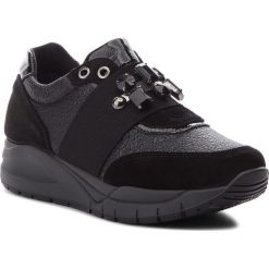 Sneakersy IGI&CO - 2149400 Nero. Czarne półbuty damskie marki IGI&CO, na co dzień, z aplikacjami, z zamszu, bez obcasa, na płaskiej podeszwie, bez zapięcia. W wyprzedaży za 309,00 zł.