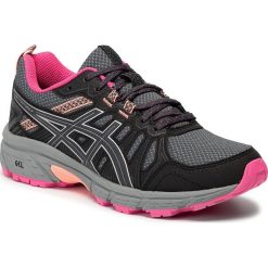 Buty ASICS - Gel-Venture 7 1012A476 Carrier Grey/Silver 021. Szare buty sportowe damskie Asics, bez wzorów, ze skóry ekologicznej, sportowe, do biegania. W wyprzedaży za 199,00 zł.