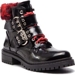 Trapery PEPE JEANS - Collie Warm PLS50338 Black 999. Czarne trapery damskie Pepe Jeans, z jeansu, bez obcasa, bez zapięcia. W wyprzedaży za 199,00 zł.