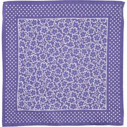 Poszetki męskie: Poszetka w kolorze niebieskim – 32,5 x 32,5 cm