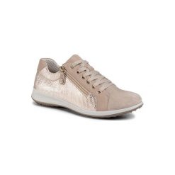 GO SOFT 506361 Beżowy. Brązowe półbuty damskie GO SOFT, bez wzorów, ze skóry, bez obcasa, bez zapięcia. Za 249,99 zł.