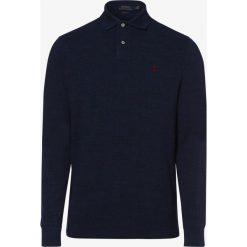 Polo Ralph Lauren - Męska koszulka polo – Custom Slim Fit, niebieski. Niebieskie koszulki męskie Polo Ralph Lauren, xxl, bez wzorów, z bawełny, sportowe, polo, z długim rękawem, długie. Za 499,95 zł.