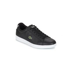 Buty Lacoste CARNABY EVO BL 1. Czarne trampki i tenisówki damskie Lacoste, bez wzorów, bez zapięcia. Za 429,00 zł.