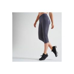 Legginsy fitness kardio 7/8 szare damskie. Niebieskie legginsy sportowe damskie DOMYOS, xl, bez wzorów, z elastanu, na fitness i siłownię. Za 69,99 zł.