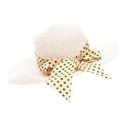 Różowy Kapelusz Straw. Różowe kapelusze damskie other, w paski. Za 49,99 zł.