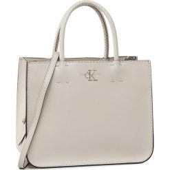 Torebka CALVIN KLEIN JEANS - Ckj Mono Hardware Satchel K60K606570 CI2. Szare torebki klasyczne damskie Calvin Klein Jeans, bez wzorów, z jeansu, klasyczne, bez dodatków. W wyprzedaży za 489,00 zł.