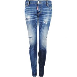 Dsquared2 Jeansy "Jennifer". Czerwone spodnie damskie Dsquared2, z jeansu, z obniżonym stanem. Za 1399,00 zł.