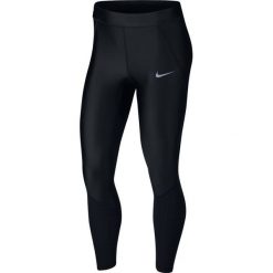 Legginsy Nike Speed Cool Tights W Czarne. Czarne spodnie damskie marki Nike, bez wzorów, z materiału, do biegania, dri-fit (nike). Za 179,99 zł.