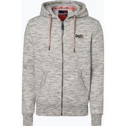 Superdry - Męska bluza rozpinana, szary. Szare bluzy męskie Superdry, s, bez wzorów, z kontrastowym kołnierzykiem, bez rękawów, bez kaptura. Za 349,95 zł.
