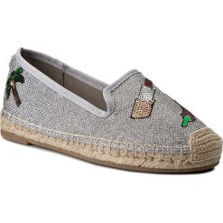 Espadryle damskie: Espadryle GUESS – Greace FLGRC 2FAM14 SILVE