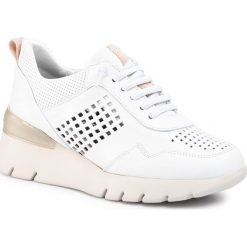 Sneakersy HISPANITAS - Ruth HV00105 White. Białe półbuty damskie Hispanitas, bez wzorów, ze skóry ekologicznej, bez obcasa, na obcasie, bez zapięcia. Za 539,00 zł.