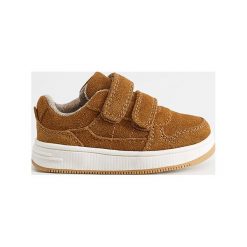 Mango Kids - Buty dziecięce Journals. Pomarańczowe trampki chłopięce Mango Kids, bez wzorów, ze skóry, sportowe, z okrągłym noskiem, bez zapięcia. Za 139,90 zł.