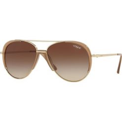 Vogue Eyewear - Okulary. Żółte okulary przeciwsłoneczne damskie marki VOGUE Eyewear. W wyprzedaży za 399,90 zł.