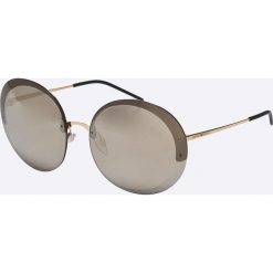 Emporio Armani - Okulary. Żółte okulary przeciwsłoneczne damskie marki Emporio Armani, okrągłe. W wyprzedaży za 499,90 zł.